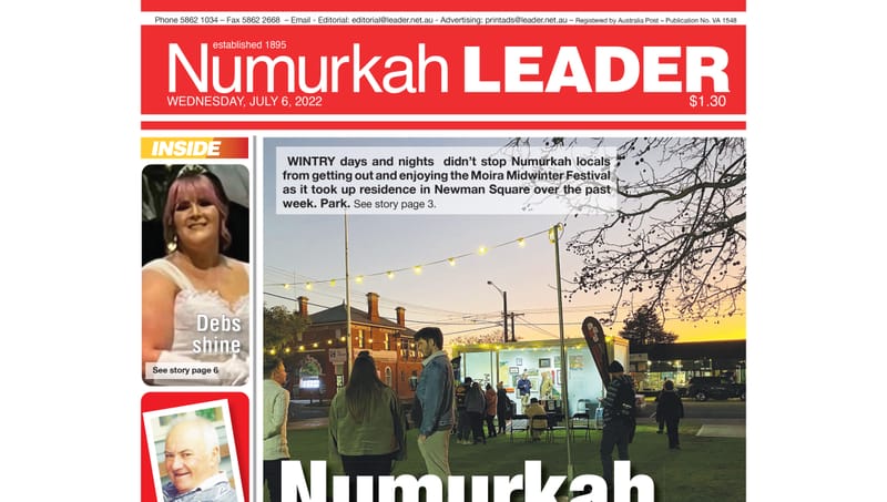 Numurkah Leader digital edition: July 6 2022 post image