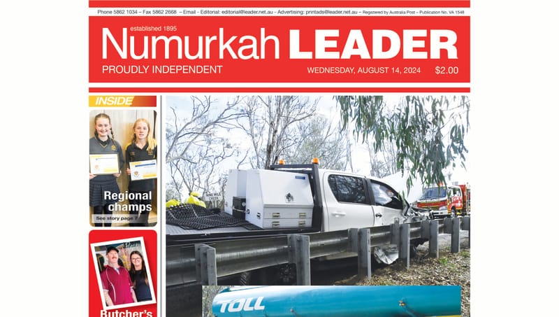 Numurkah Leader Digital Edition August 14 2024 post image
