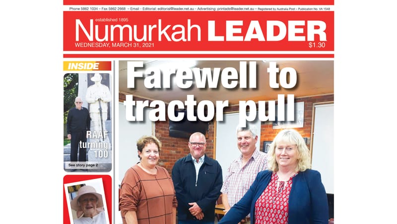 Numurkah Leader digital edition: March 31 2021 post image