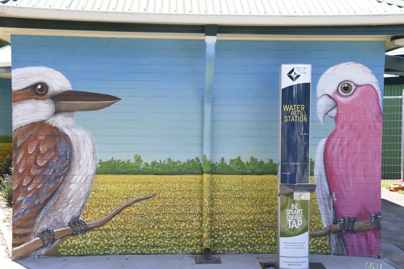 Mural being painted at Katamatite post image