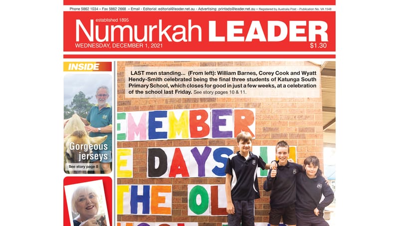 Numurkah Leader digital edition: December 1 2021 post image