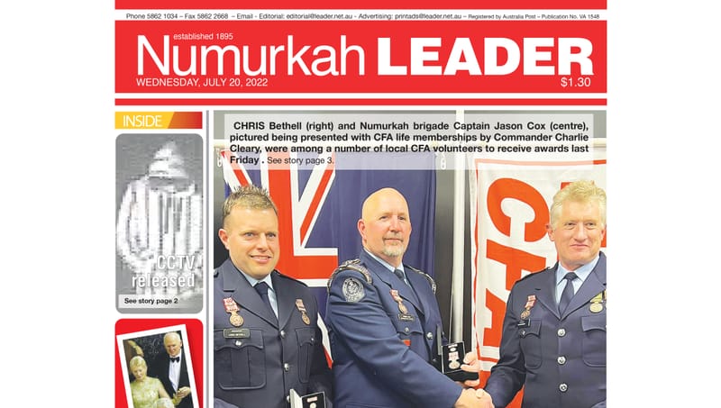 Numurkah Leader digital edition: July 20 2022 post image