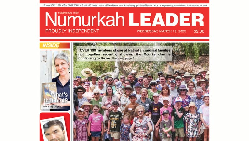 Numurkah Leader Digital Edition March 19 2025 post image