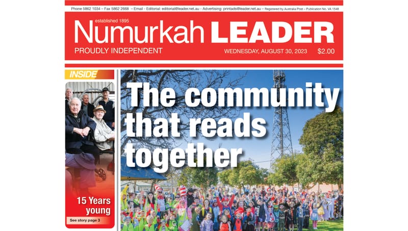 Numurkah Leader digital edition: August 30 2023 post image