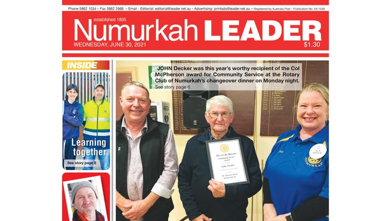 Numurkah Leader digital edition: June 30 2021 post image