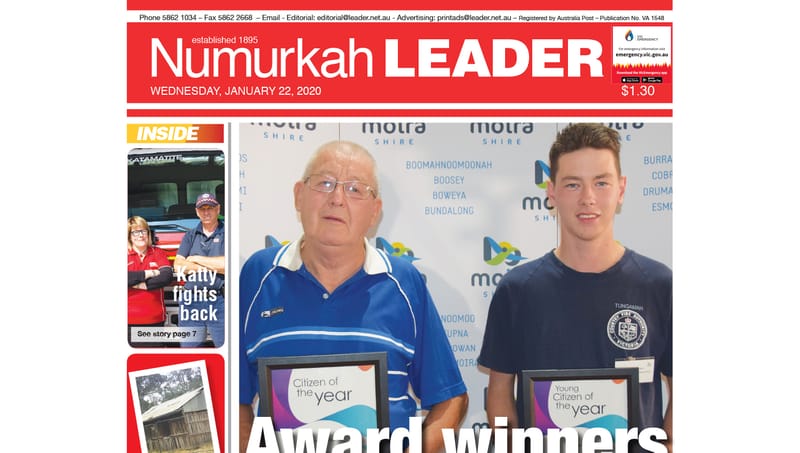 Numurkah Leader digital edition: January 22 2020 post image