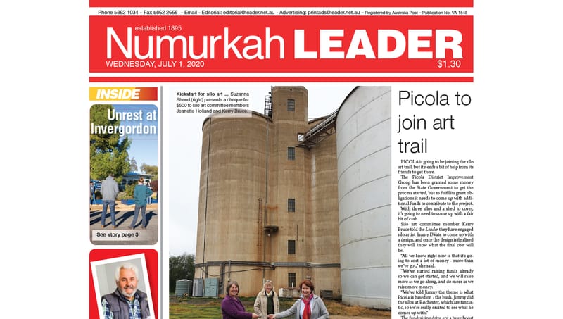 Numurkah Leader digital edition: July 1 2020 post image