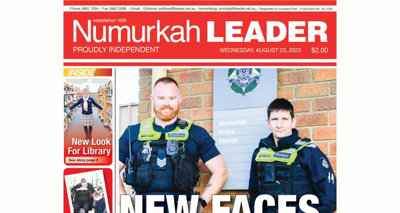 Numurkah Leader digital edition: August 23 2023 post image