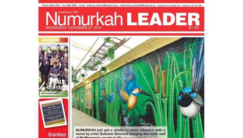 Numurkah Leader digital edition: November 27 2019 post image